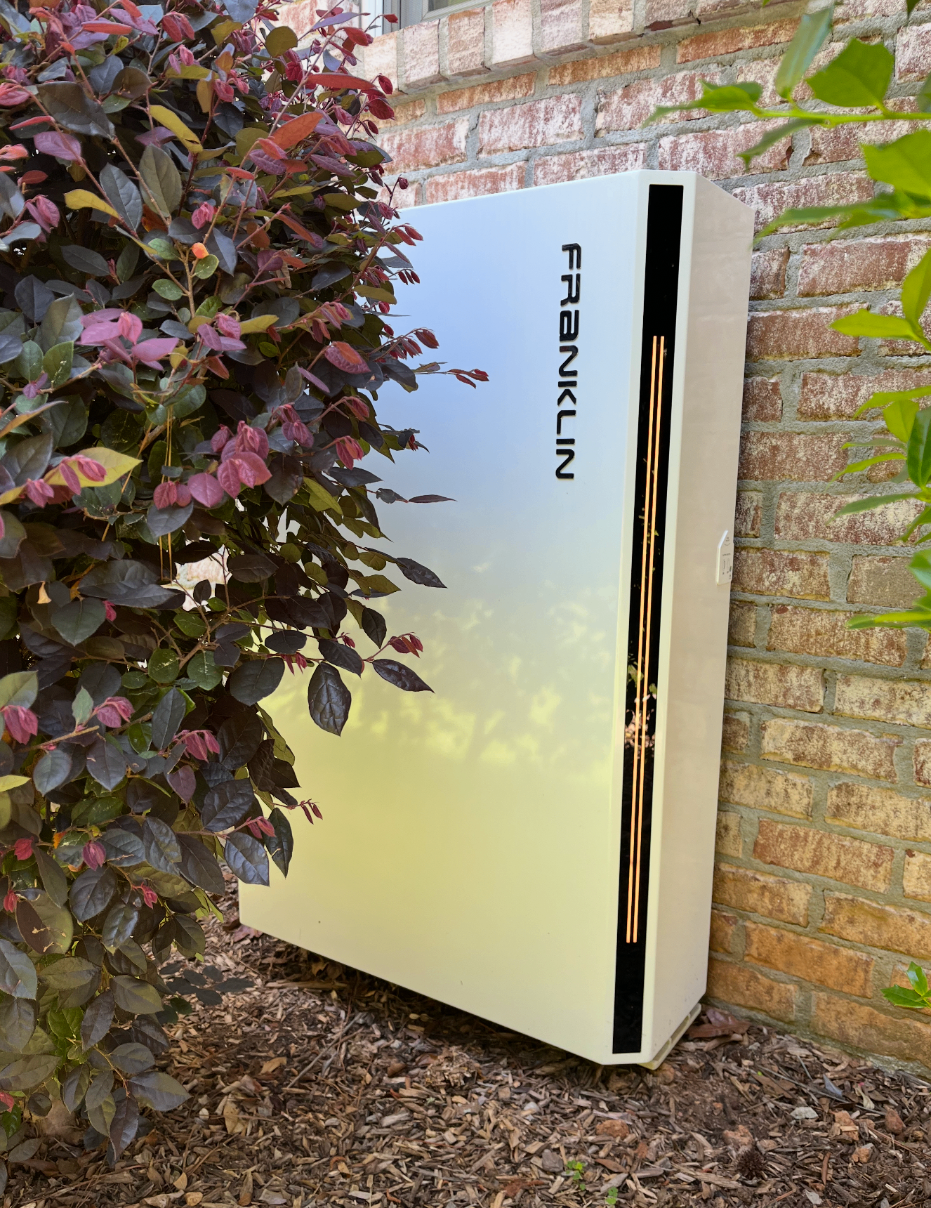 Franklin Whole Home battery system installed outdoors