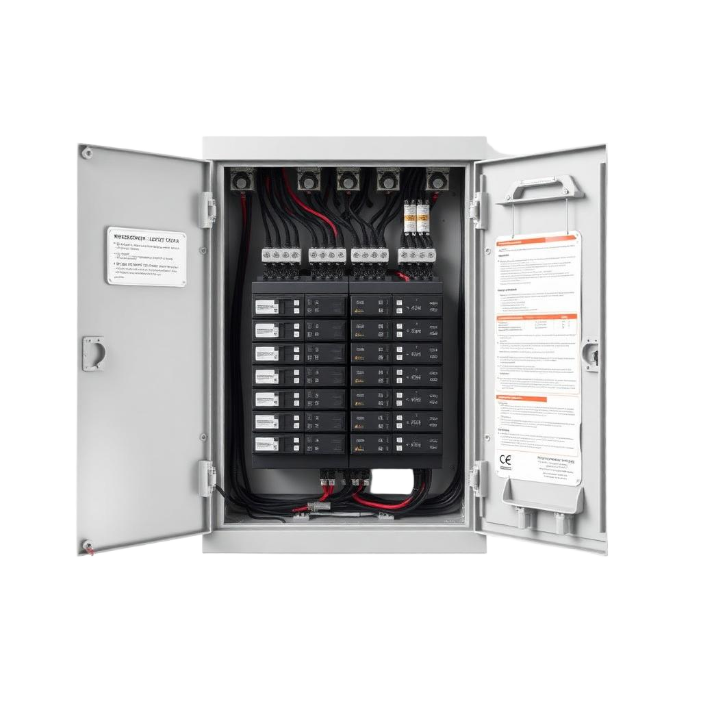 Modern residential electrical service panel